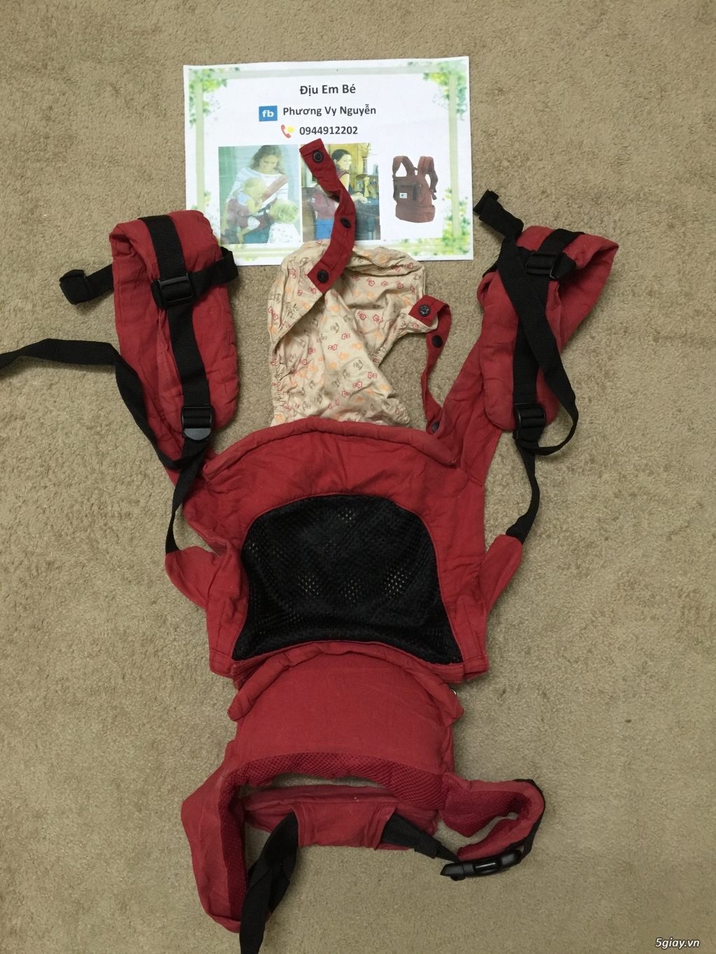 Địu em bé 2hand cao cấp của Nhật, Mỹ, Hàn giá rẻ nhất - 7