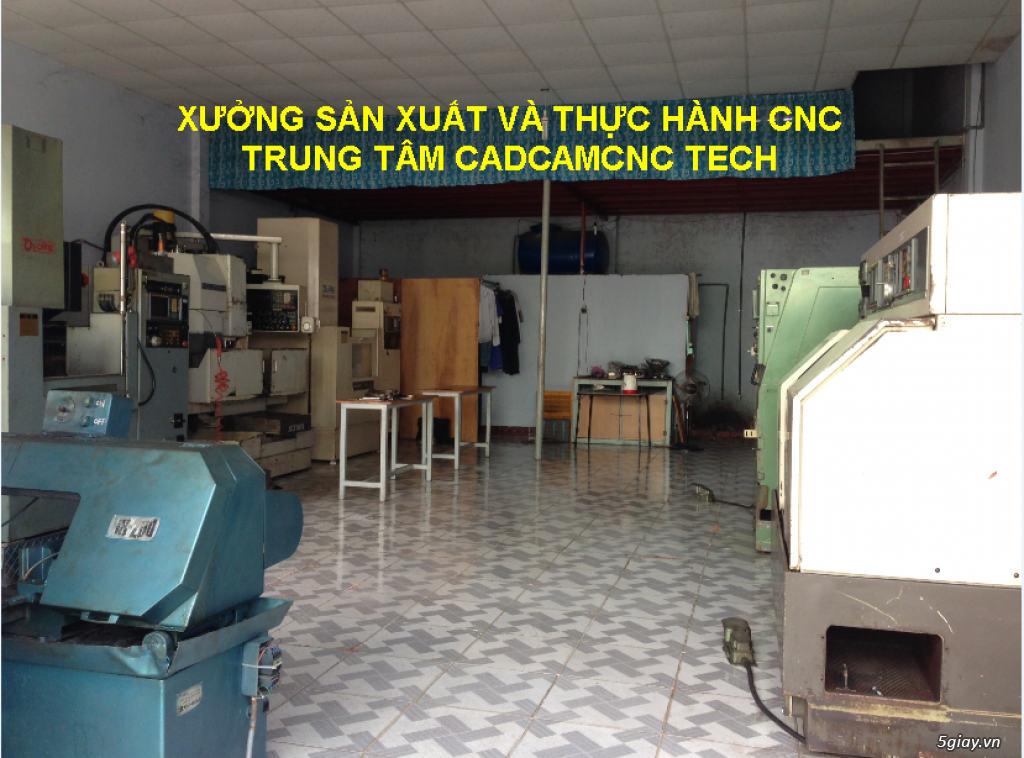 Khóa học Vận hành máy Phay CNC tại Trung Tâm CADCAMCNC TECH