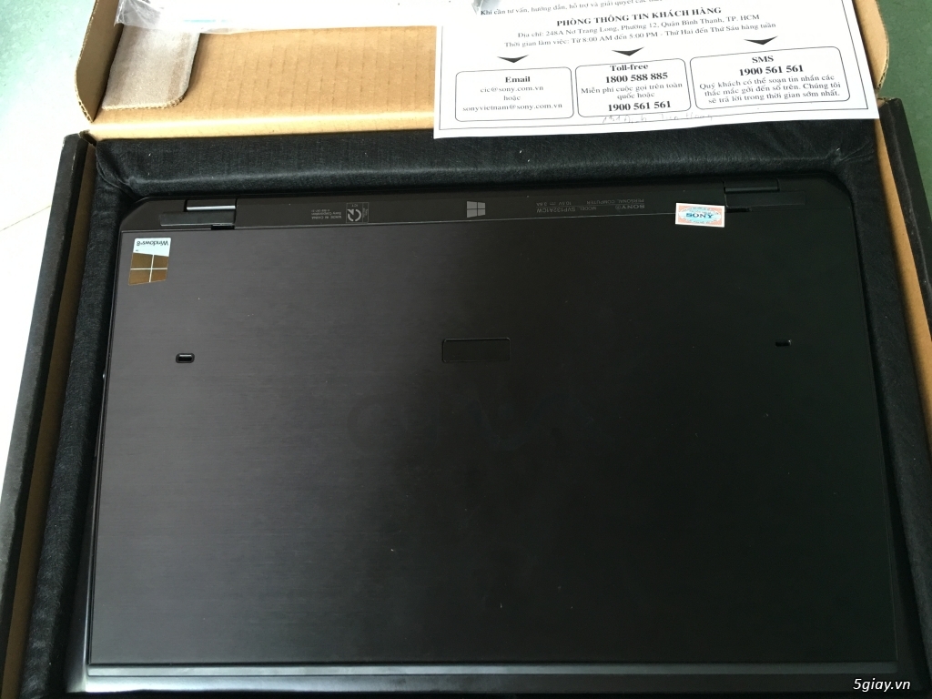 vaio pro SVP13213SG  , chính hãng sony vn, fullbox, nguyên zin, như mới - 6