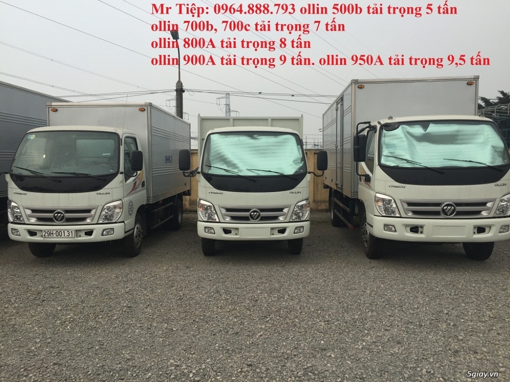 xe tai truong hai thaco ollin tải trọng 5 tấn tại hà nội giá tốt - 4