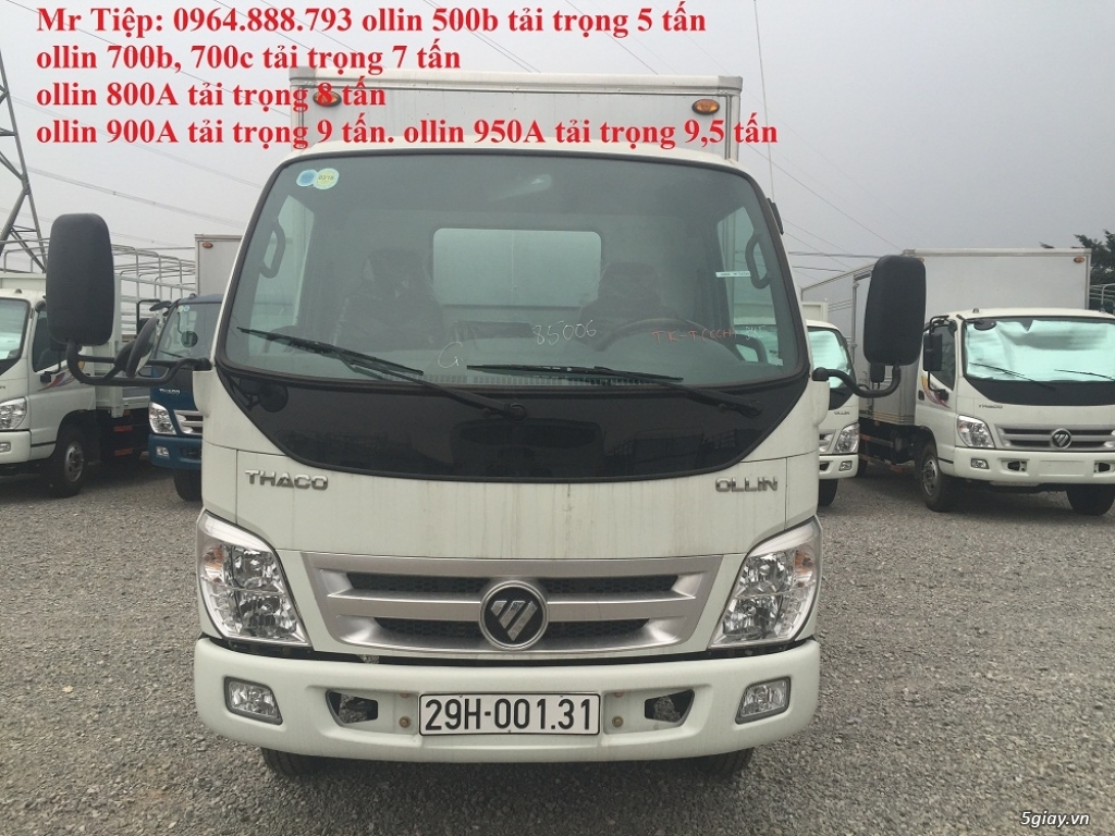 xe tai thaco ollin , xe tải trường hải auto giá tốt, xe tải 5 tấn đến 9 tấn tại hà nội - 3