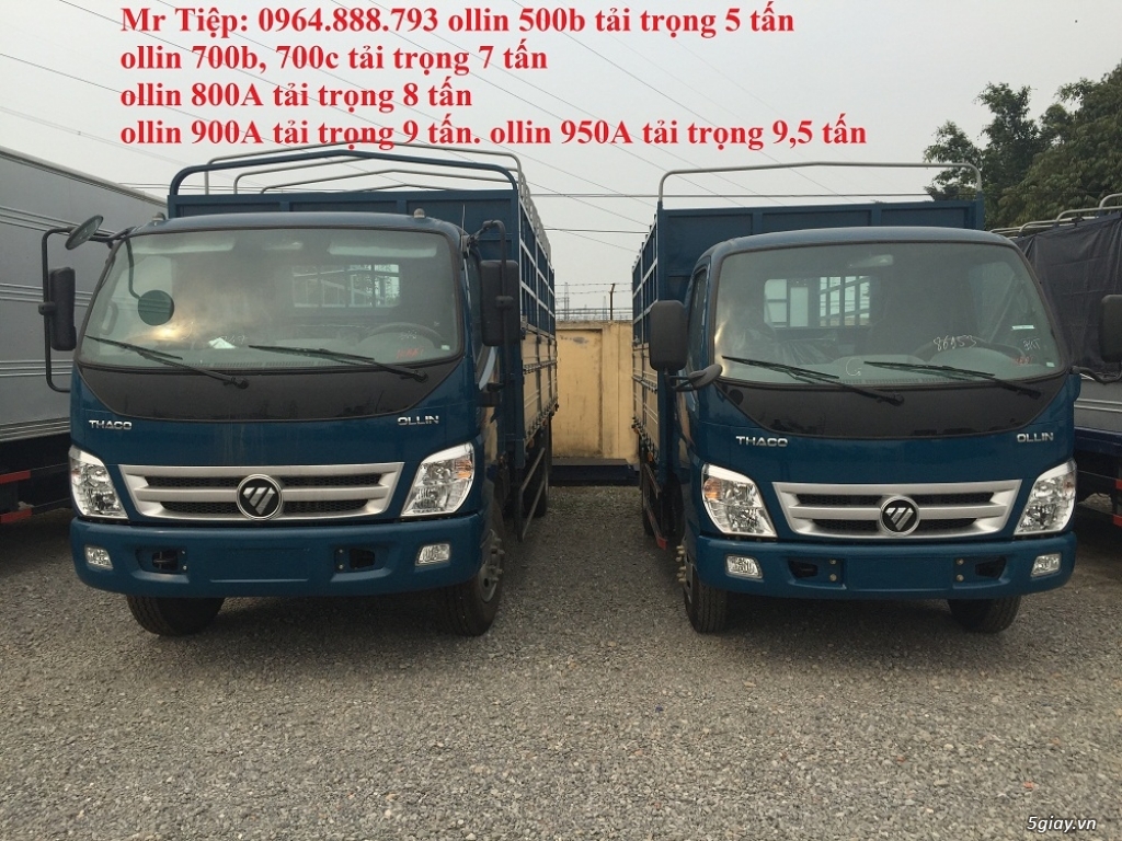 xe tai thaco ollin , xe tải trường hải auto giá tốt, xe tải 5 tấn đến 9 tấn tại hà nội - 1
