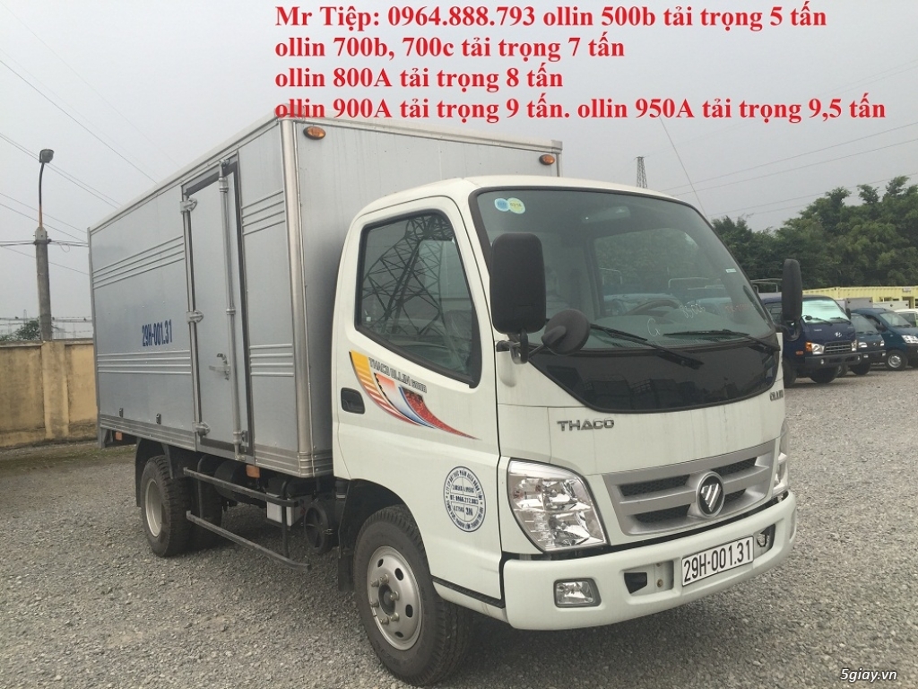 Xe tải trường hải, xe tải thaco ollin giá rẻ, xe tải trung quốc, xe tải 5 tấn đến 9,5 tấn - 5