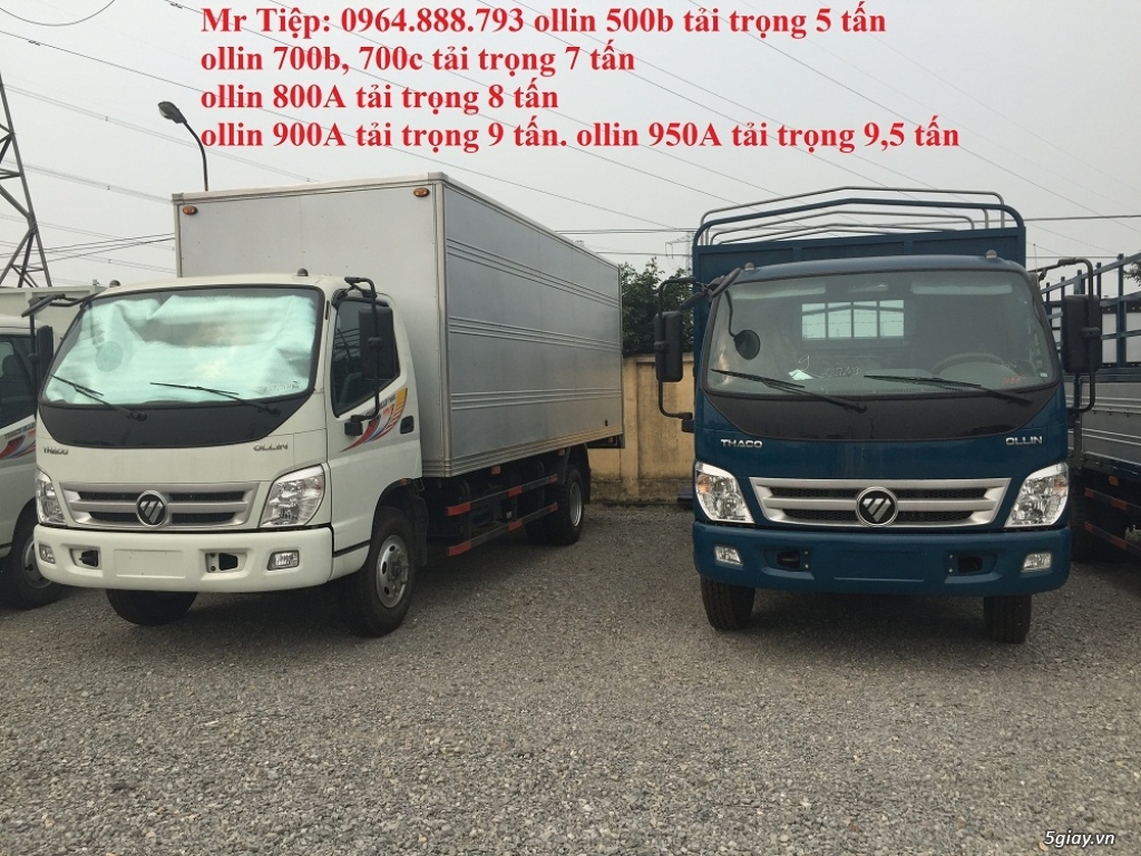 xe tai thaco ollin , xe tải trường hải auto giá tốt, xe tải 5 tấn đến 9 tấn tại hà nội - 2
