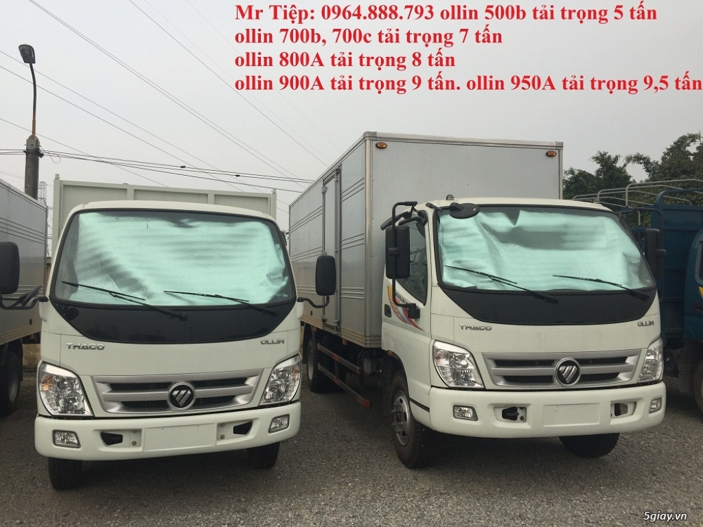 Xe tải trường hải, xe tải thaco ollin giá rẻ, xe tải trung quốc, xe tải 5 tấn đến 9,5 tấn - 4