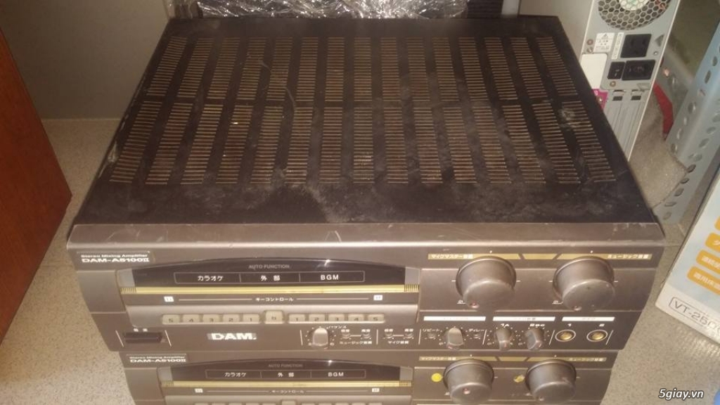 Bán 2 cài amply karaoke nội địa nhật DAM 5100II hát hay nhẹ. made in JAPAN 5giay