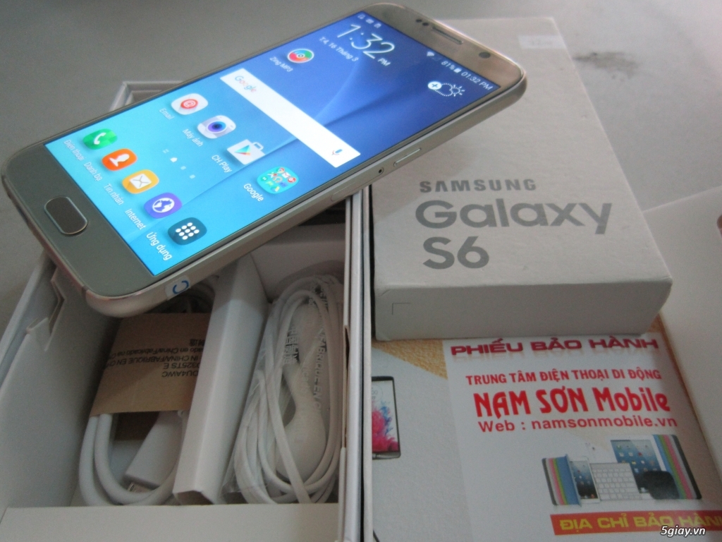 SamSung Galaxy S6 likenew fullbox ( Gold , Trắng, Xanh )