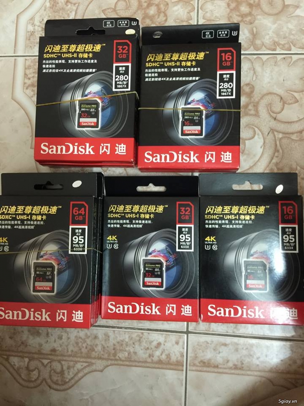 Thẻ Nhớ Sandisk bán buôn bán lẻ cho máy ảnh, máy quay, Camera IP, Gopro... - 1