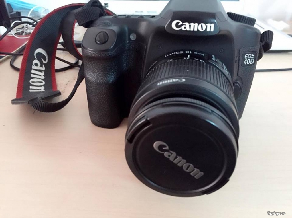 Canon 40D - Len kit 18-55 IS còn mới - 1