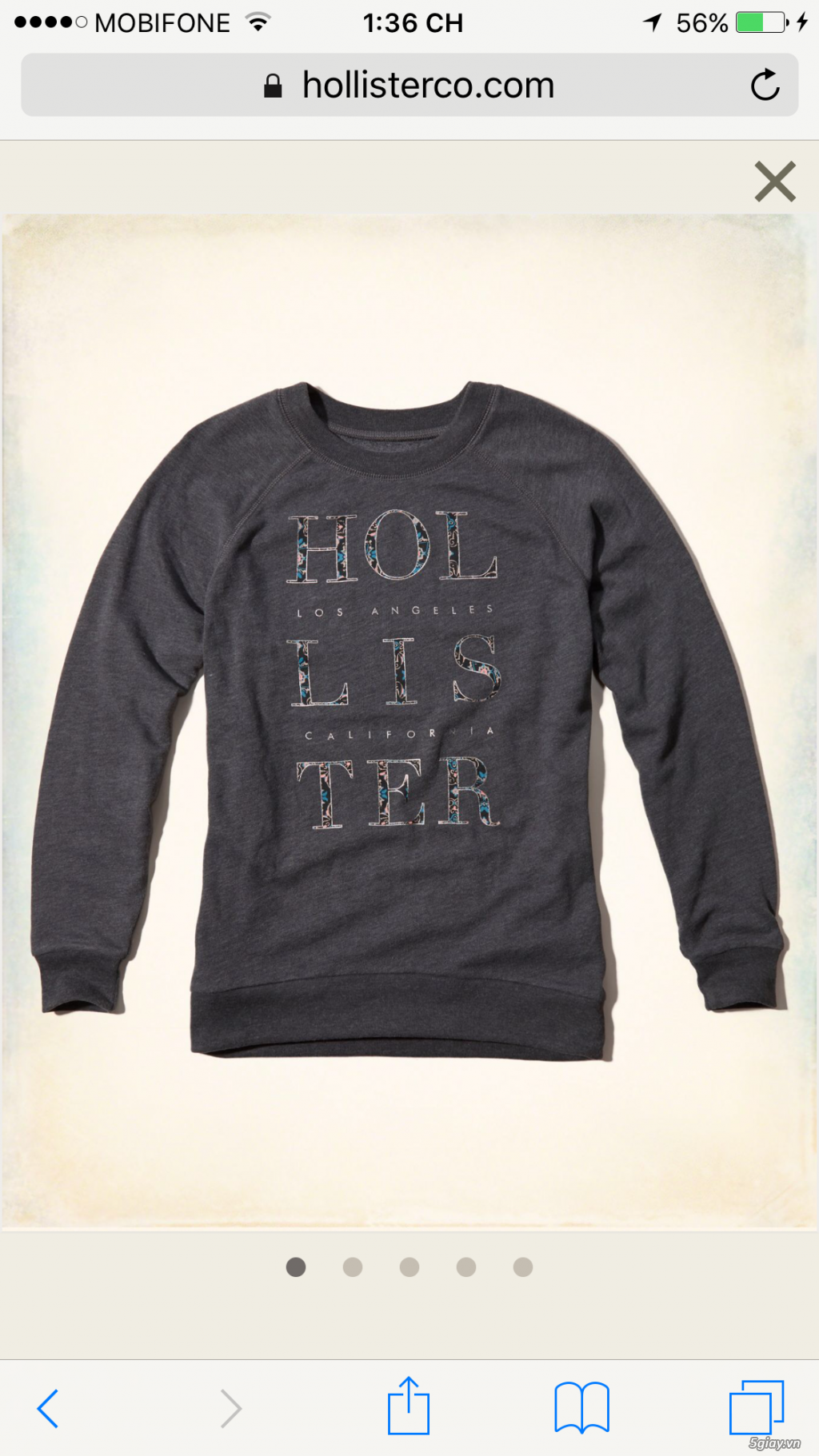 Bán áo Sweatshirt Hollister ship US giá rẻ - 2