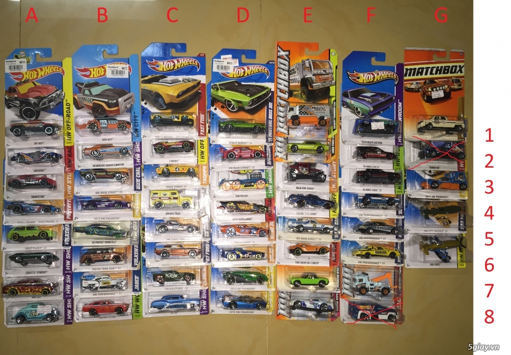 Thanh lý xe hotwheels matchbox - 1