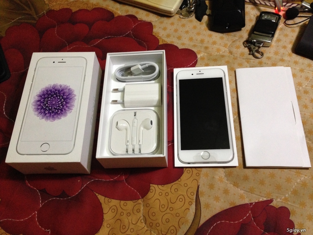 Iphone 6 màu Silver bh 12 tháng FPT gl ip6 lock - 2
