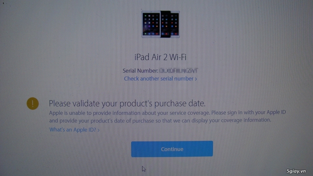 iPad Air 2 64GB WiFi VÀNG/GOLD Nguyên seal , chưa mở ,chưa Active BH - 3