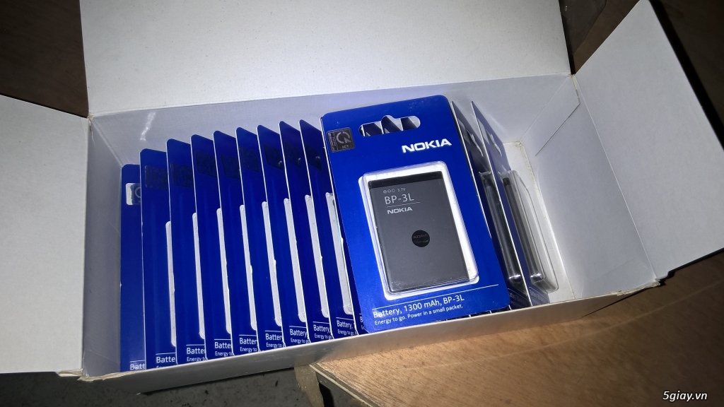 Pin sạc  zin chính hãng Nokia (giá sỉ ,có vat cho cửa hàng) - 5