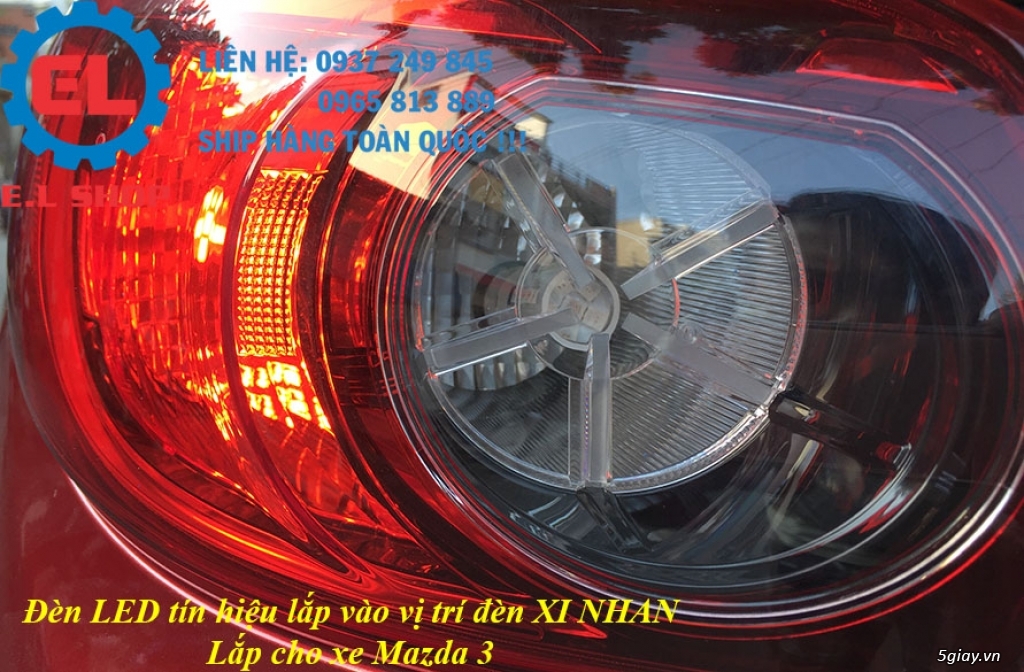 E.L SHOP - Đèn Led siêu sáng xe ô tô: XHP70, XHP50, Philips Lumiled, gương cầu xenon... - 5