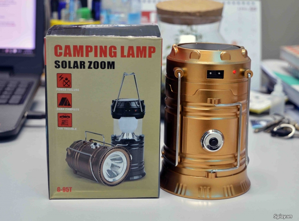 [HOT] Đèn LED Năng lượng Mặt trời 2 chế độ sáng + 2 chế độ sạc, hàng về liên tục......... - 1