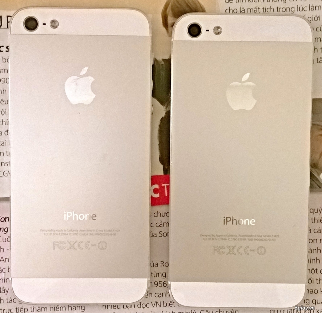 Iphone 5 white, quốc tế, 32Gb - 1