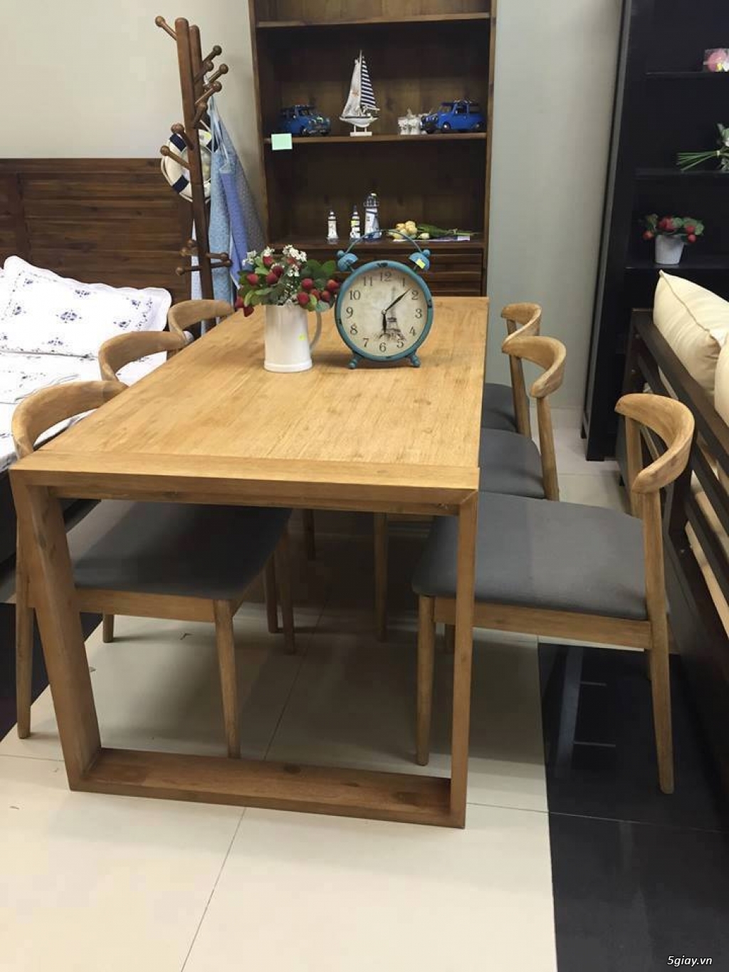 Nội Thất Tây Hưng Thịnh: Thanh lý giường tủ bàn ghế  bằng gỗ Sồi xuất khẩu Hàn Quốc - 45