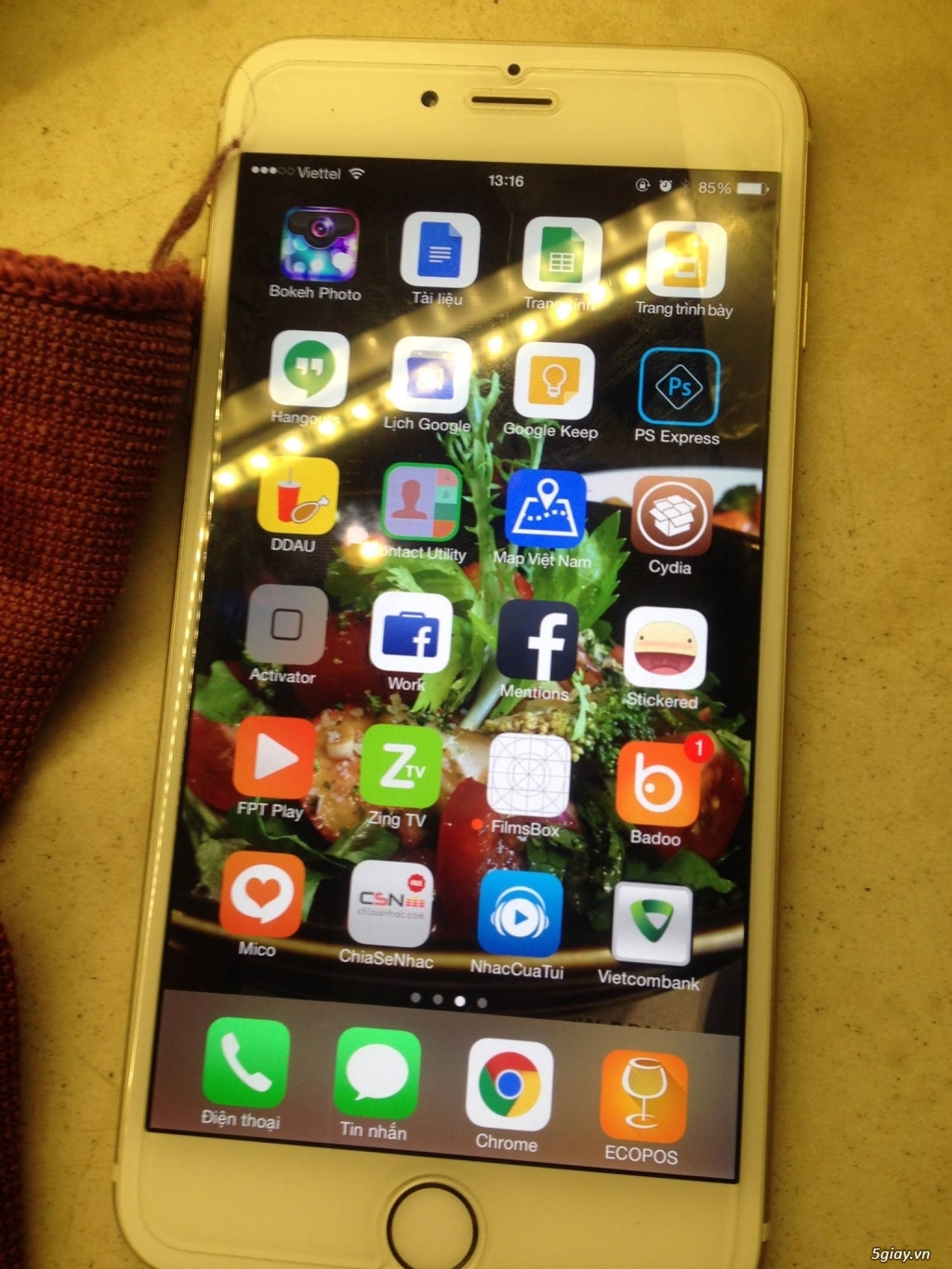 Bán Iphone 6 Plus 128GB Gold Lock hàng LL/A hoạt động hoàn hảo - 3