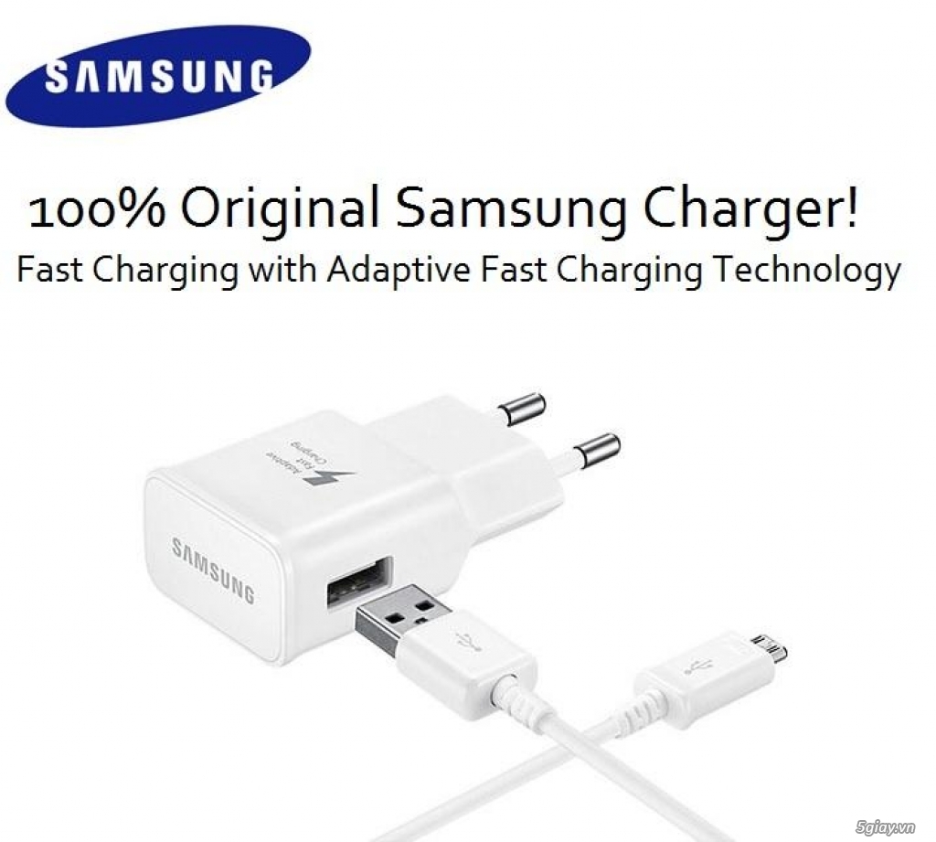 Sạc nhanh Fast Charge chính hãng SAMSUNG Note4/Note5/Note Edge - Galaxy S6/S6 Edge - S7/S7 Edge. - 1