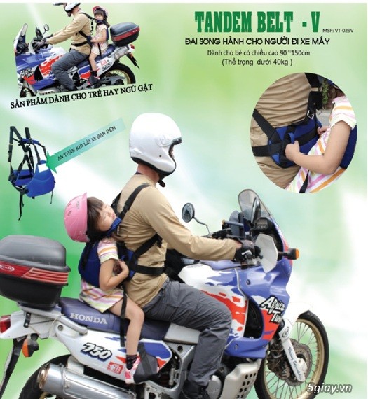 Đai bảo vệ chân trẻ em khi đi xe máy - 7