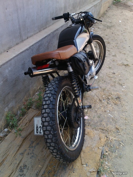 Minsk 2 thì côn tay .lên cafe racer. - 4