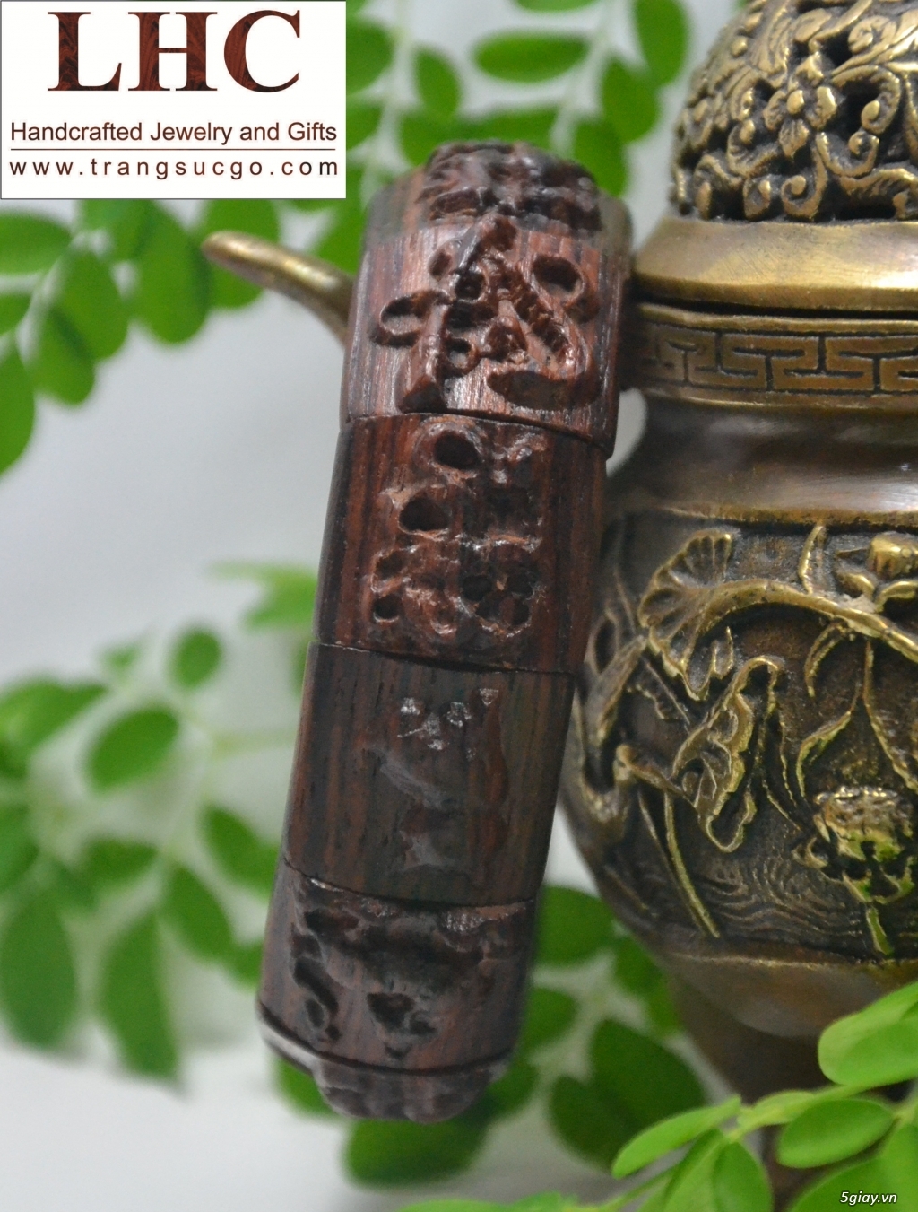 Vòng Tay Phong Thủy 12 Con Giáp Gỗ Sưa Đỏ - Feng Shui Bracelet 12 Animal Asian Zodiac Gỗ Sưa Đỏ