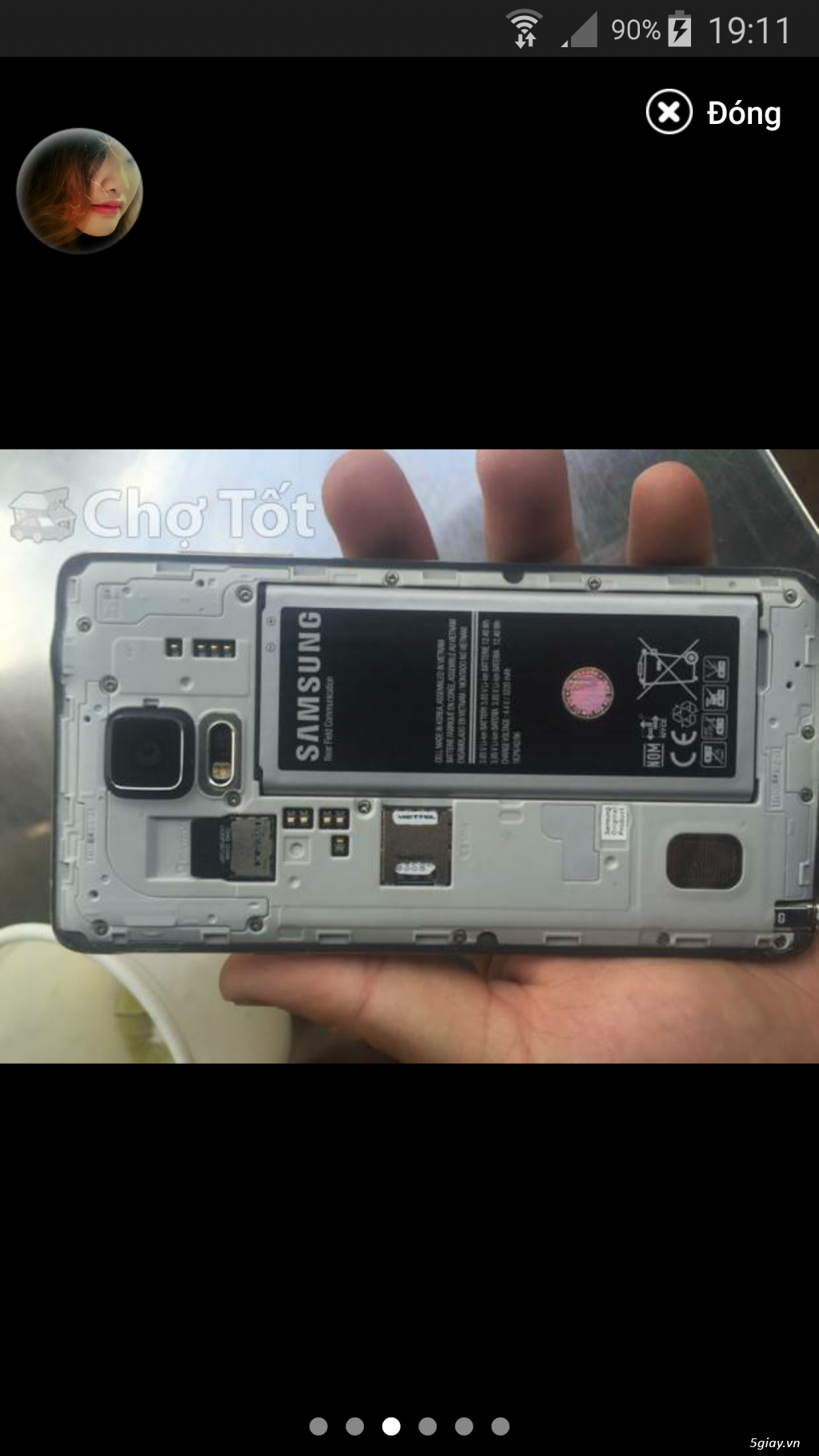 Samsung Note 4 N910c Black Vietnam - 1