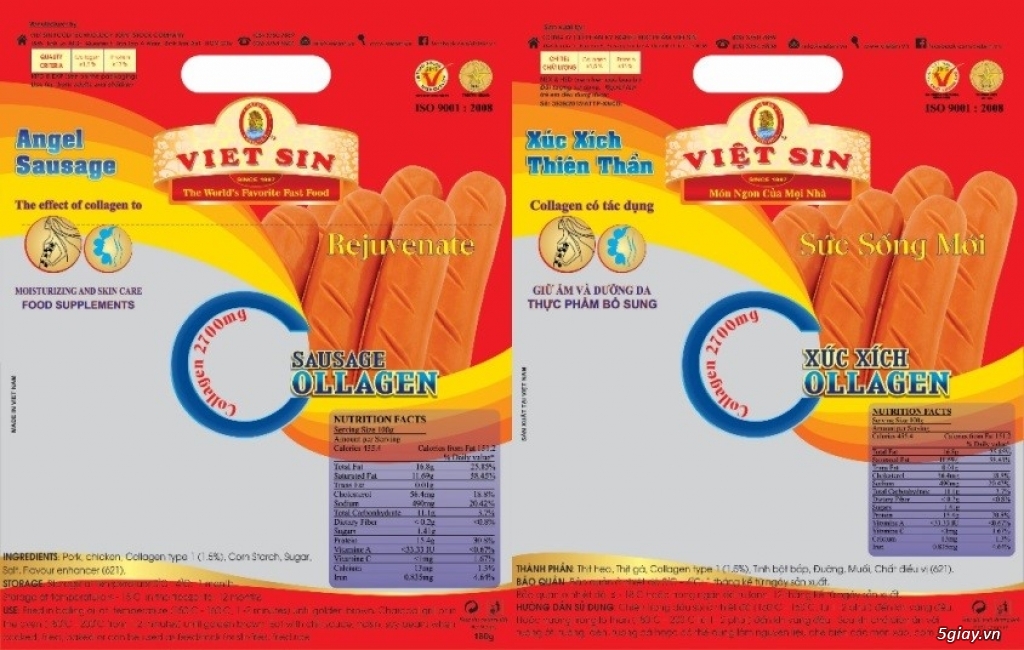 xúc xich collagen - 1