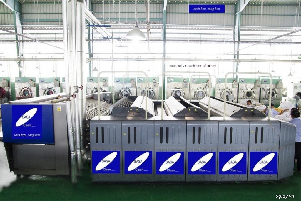 Giặt là công nghiệp được cung cấp bởi SASA Clean – SASA Thăng Long