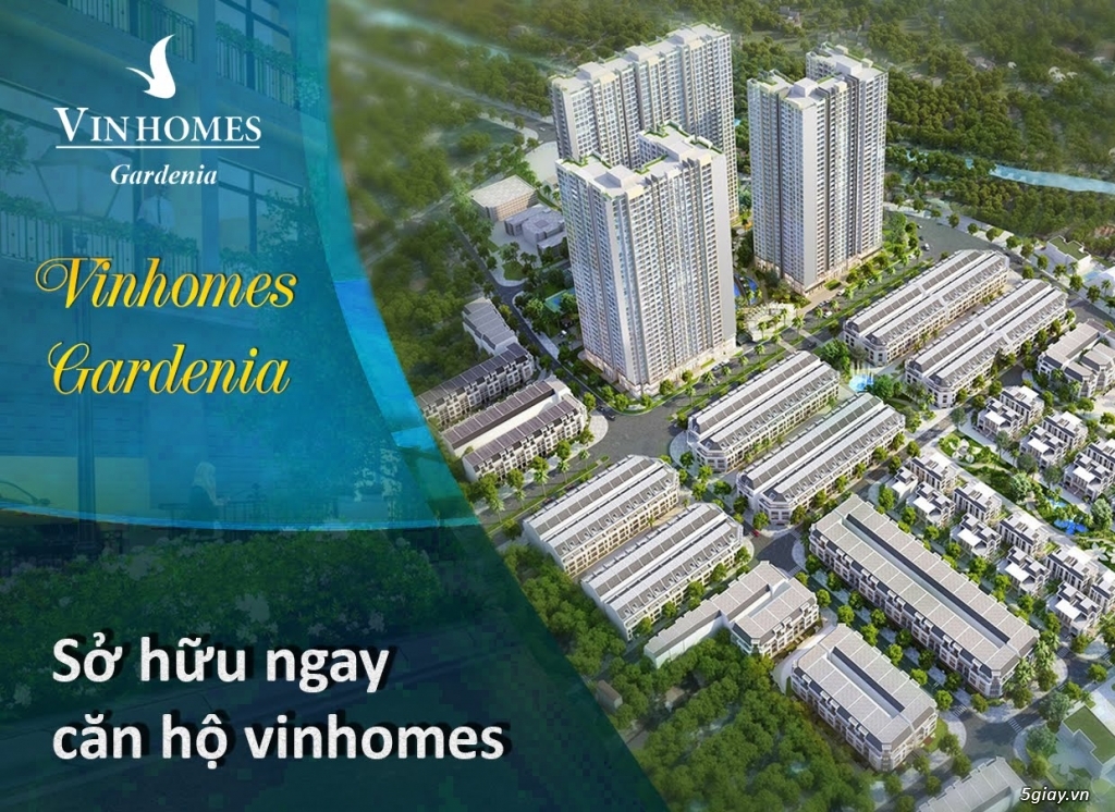 Giảm tới 529tr khi mua căn hộ chung cư dự án Vinhomes Gardenia Mỹ Đình