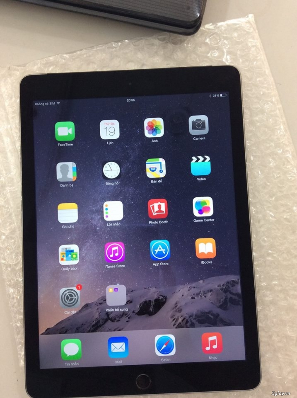 iPad Air 2 16gb đen , hàng nguyên bản , còn bảo hành của apple - 4