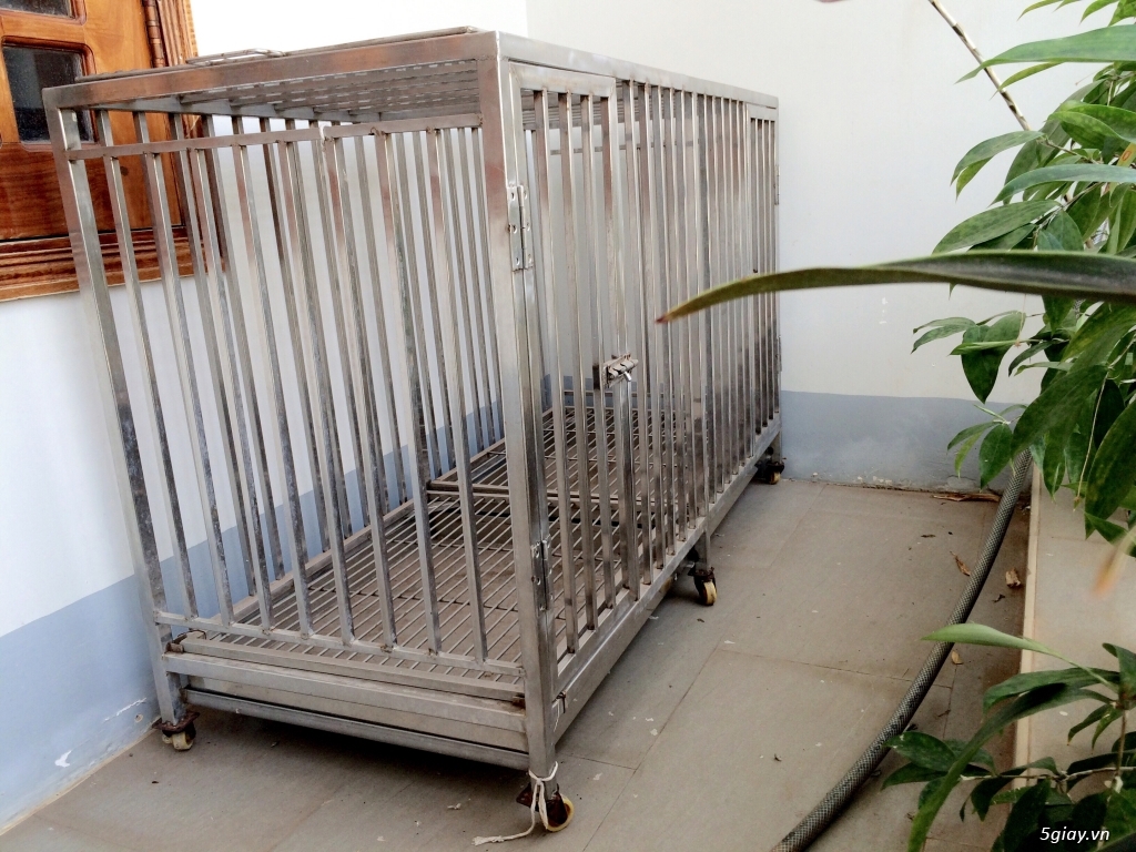 BMT: Thanh lý chuồng nuôi thú cưng inox-304 KT 50✖️70✖️120 giá rẻ. - 1