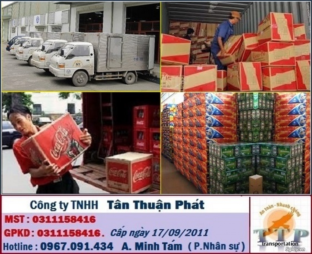 TUYỂN NAM LAO ĐỘNG PHỔ THÔNG PHỤ XE TẢI ĐI GIAO HÀNG TẠP HÓA. Làm việc tại TP.HCM, B.Dương, Đ.Nai - 1