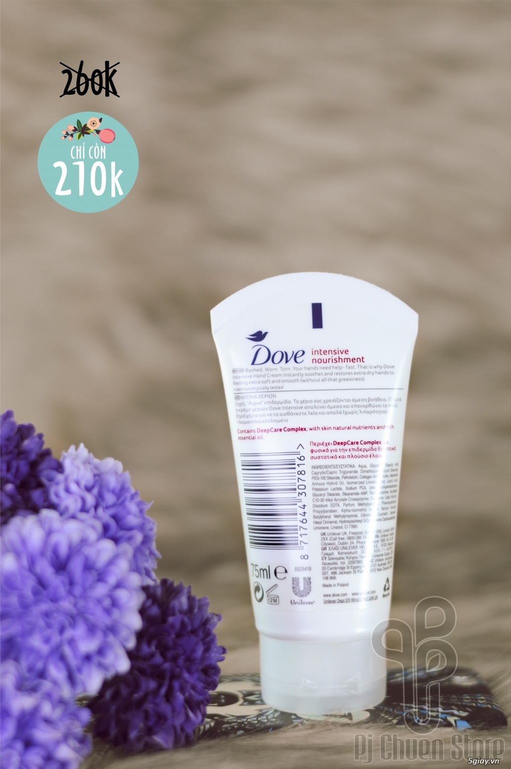 Sản phẩm dưỡng da tay và sữa rửa mặt chính hãng - 1