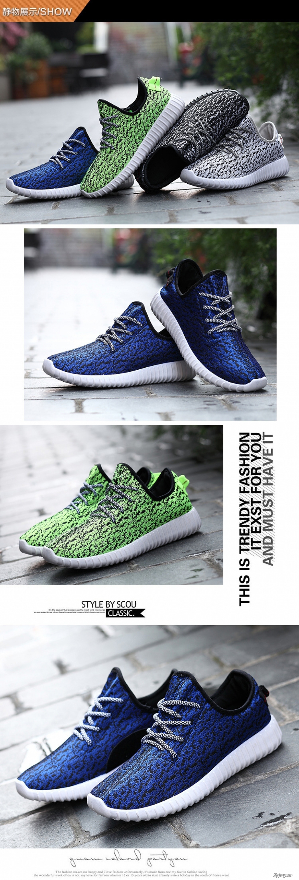 Giày thời trang phong cách thể thao - 9