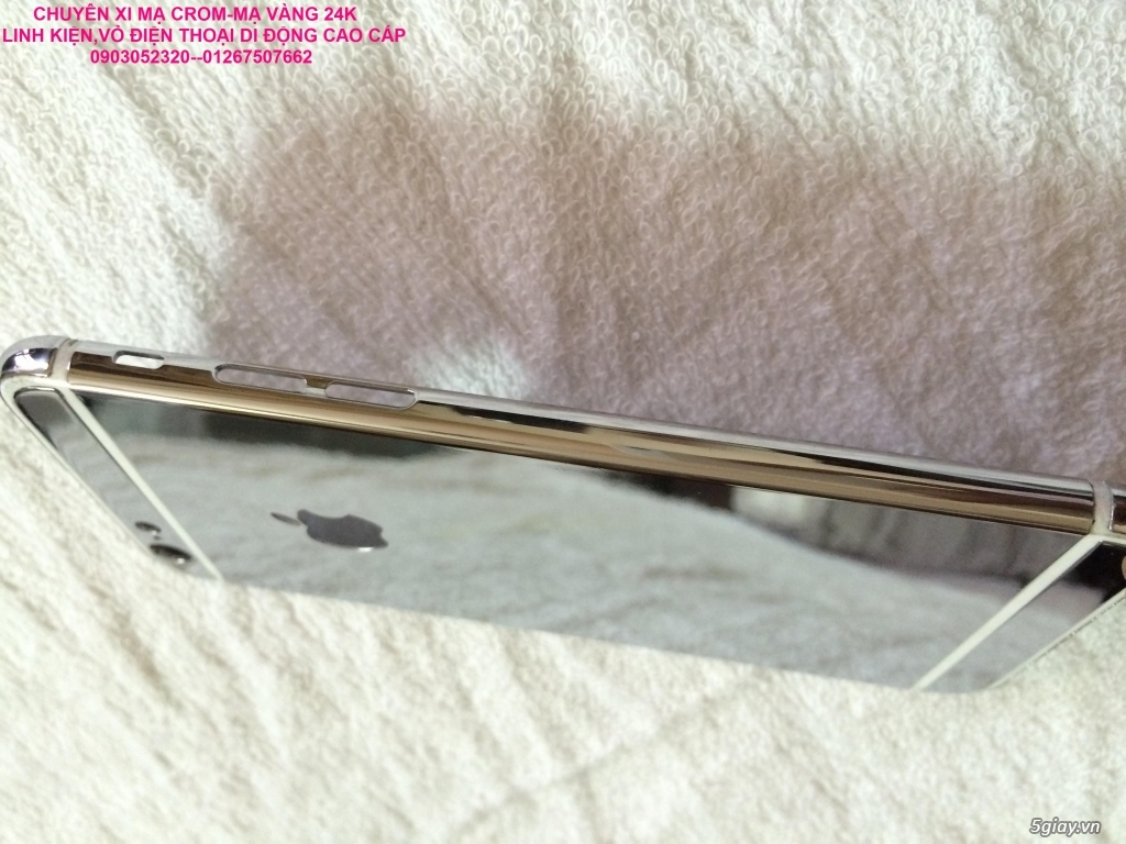 Chuyên mạ crom-mạ vàng 24k vỏ Iphone-5 chất lượng giá rẽ - 6