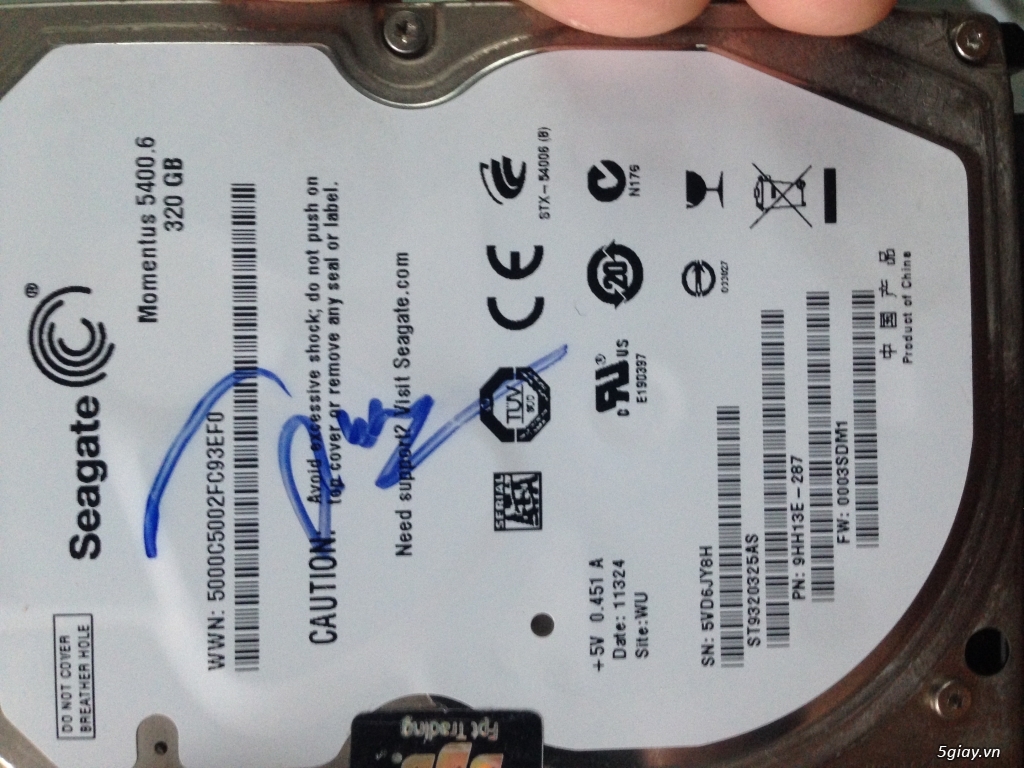 HDD 320GB Macbook dư thanh lý giá bèo