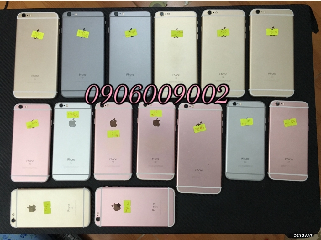 Một  đống  iphone 6s-6s đủ màu đẹp 99-likenew  mới  xách 100% từ Mỹ về