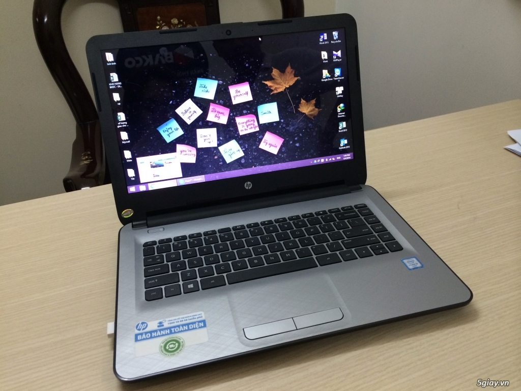 Laptop HP core i5 skylake, ram 4GB, HDD 500GB, HD Graphics 520 màu bạch kim - 2