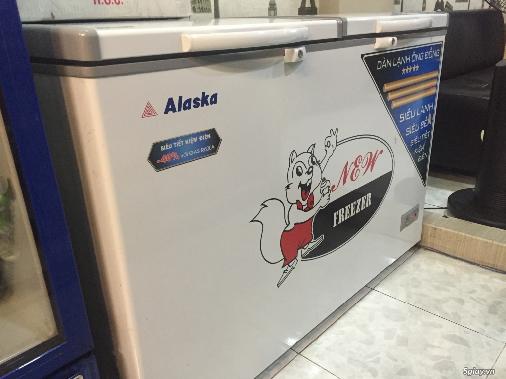 Thanh lý tủ mát, tủ đông Alaska, Sanaky, máy ép ly, quạt hơi nước, dụng cụ pha chế trà sữa các loại. - 2