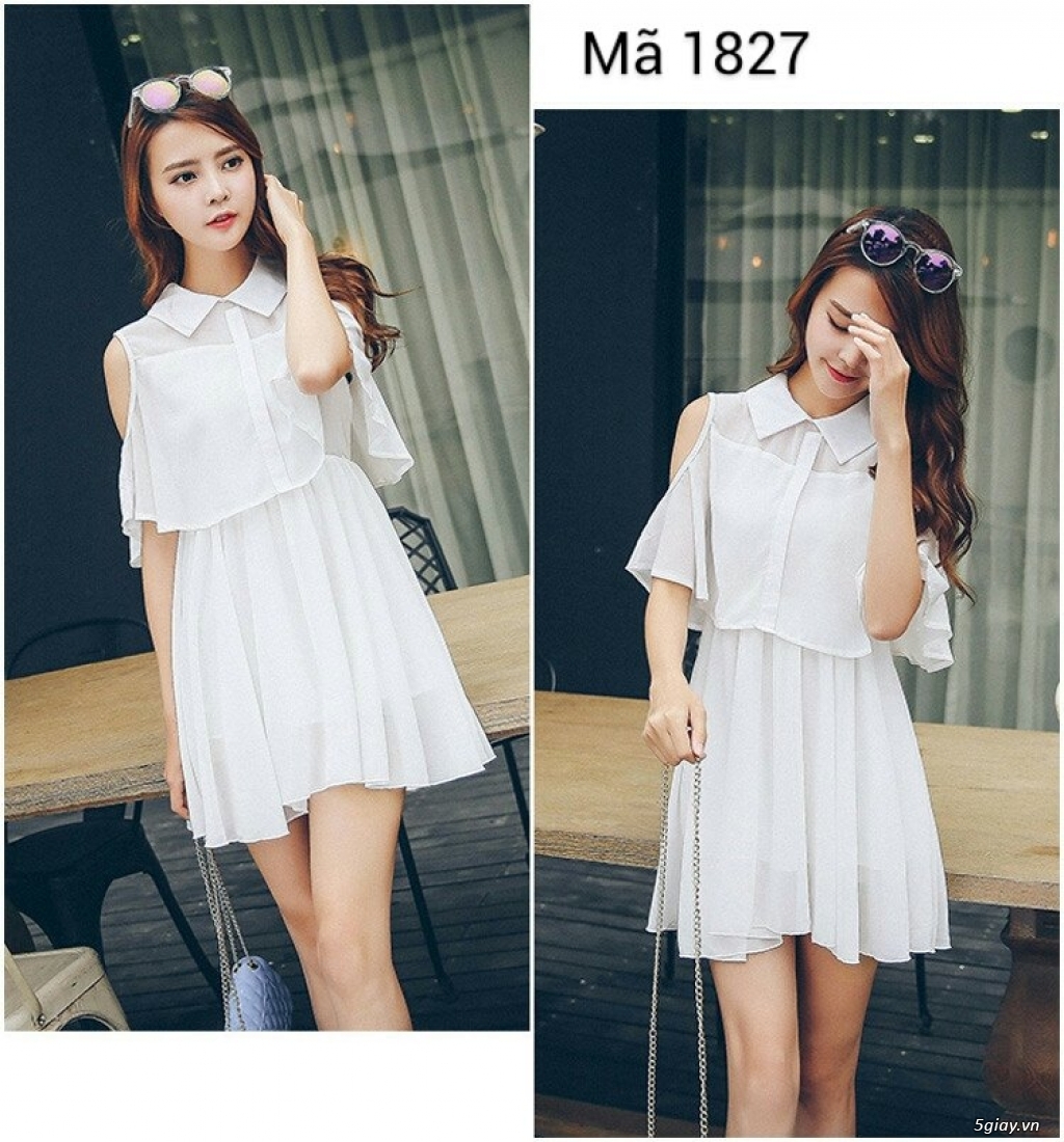 Chuyên sỉ đầm, áo sơ mi, áo kiểu, chân váy, set bộ của xưởng may nhà - 24