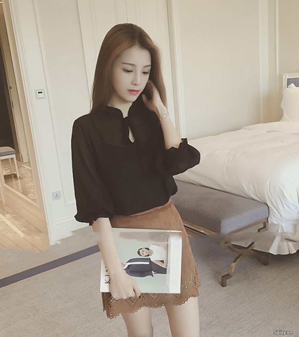 Chuyên sỉ đầm, áo sơ mi, áo kiểu, chân váy, set bộ của xưởng may nhà - 11