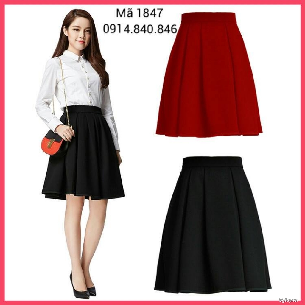 Chuyên sỉ đầm, áo sơ mi, áo kiểu, chân váy, set bộ của xưởng may nhà - 33