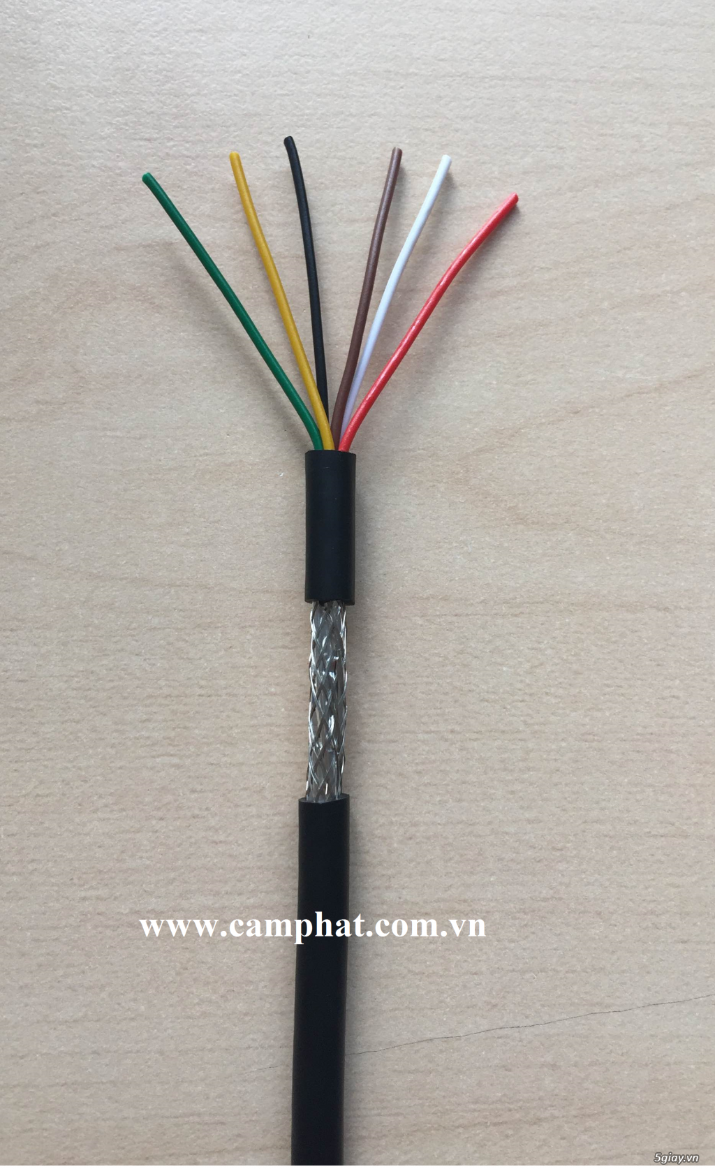 Cáp Tín Hiệu Báo Cháy Chống Nhiễu 2C, 4C, 6C, 8C x 0.15mm2, 0.22mm2, 100% đồng - 3