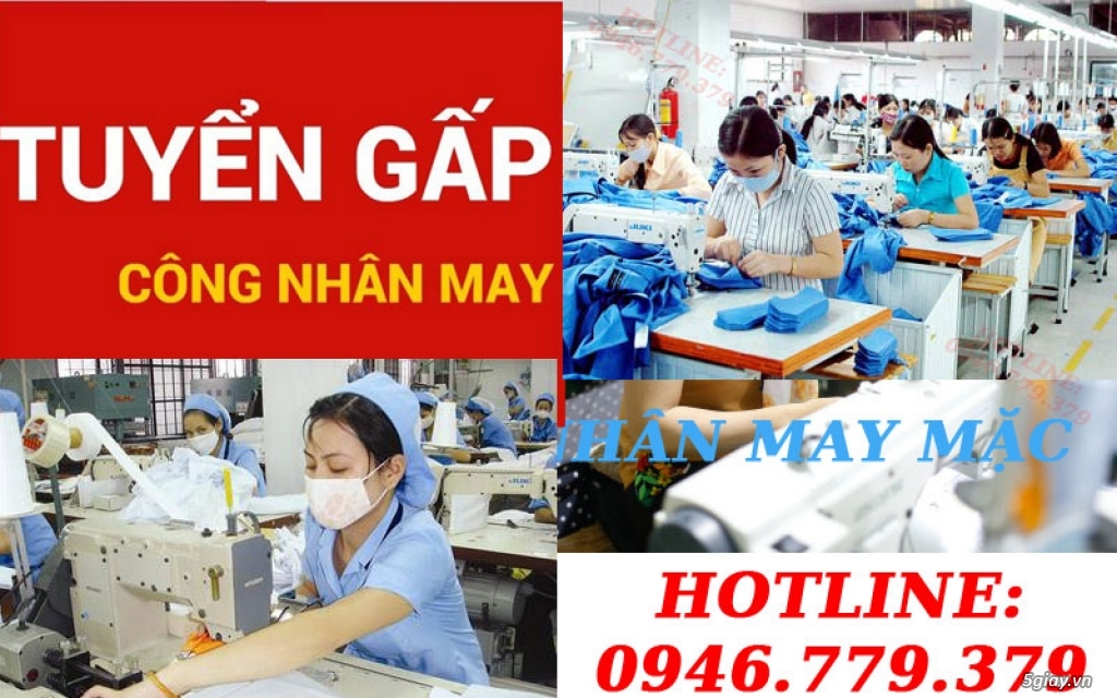 Cần tuyển gấp công nhân may mặc, thợ cắt may lương cao trợ cấp tốt tại Thuận An Bình Dương - 1