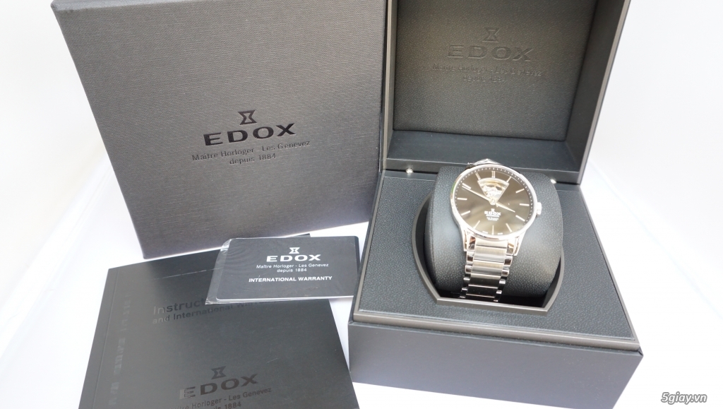 Đồng hồ Thụy Sỹ Edox automatic chính hãng - 3