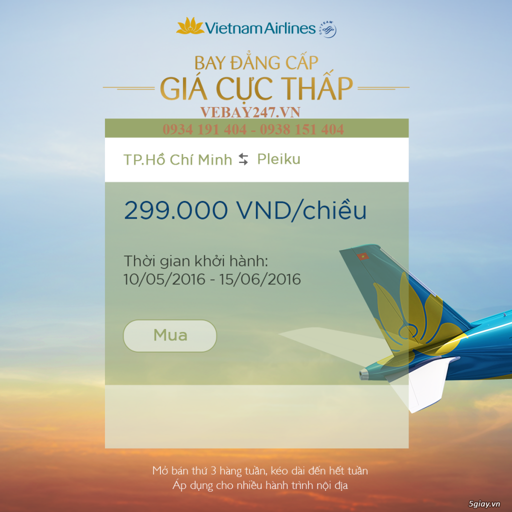 [vebay247.vn] ưu đãi vé máy bay giá rẻ VIETNAM AIRLINES - 3
