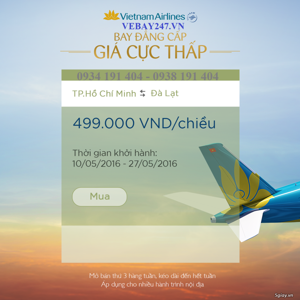 [vebay247.vn] ưu đãi vé máy bay giá rẻ VIETNAM AIRLINES - 2