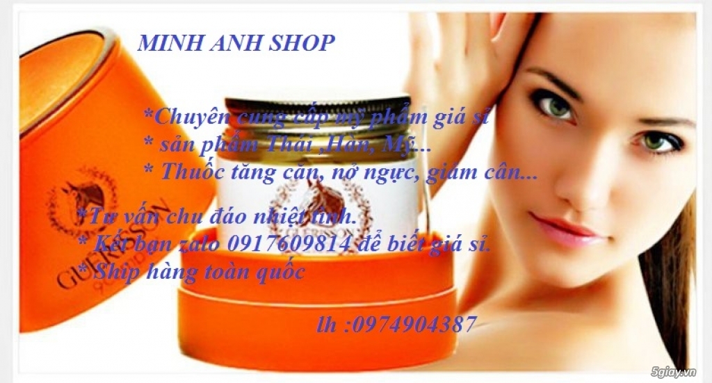 phân phối mỹ phẩm Thái lan, hàn quốc giá rẻ